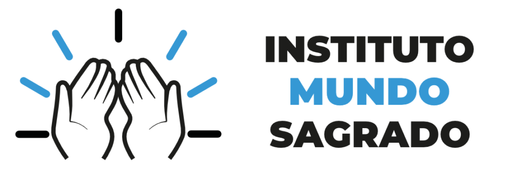 logo superior do menu principal azul e branco instituto mundo sagrado